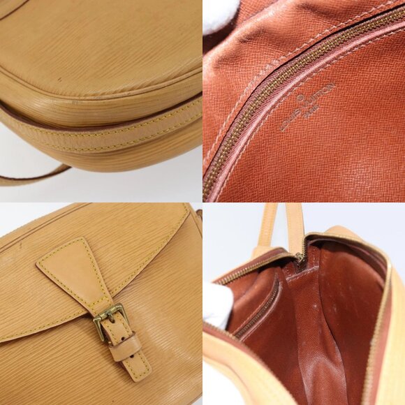 LOUIS VUITTON Epi Jeune Fille MM Shoulder Bag Beige M52156 LV Auth BA8158 - Picture 14 of 15